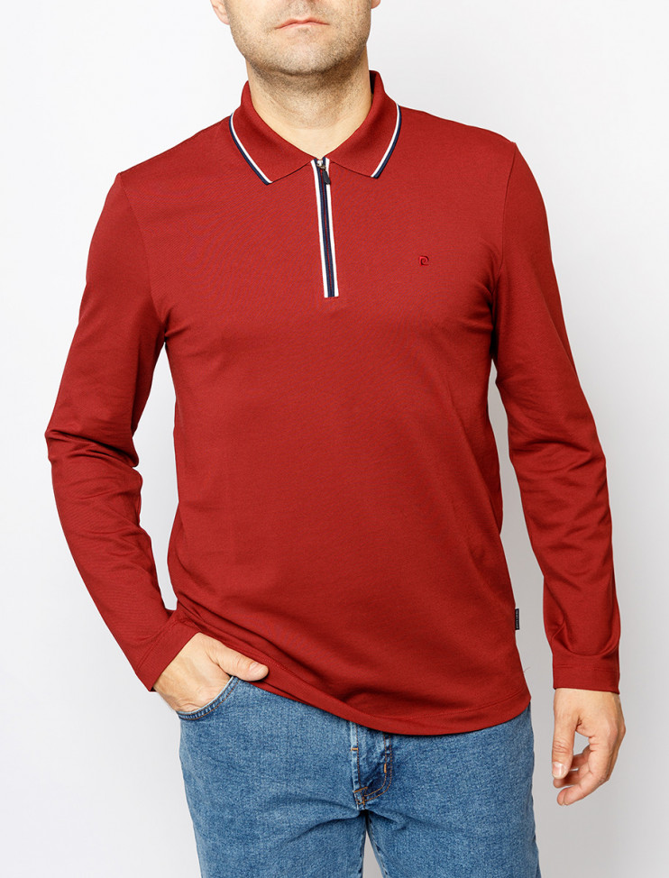 Мужское поло длинный рукав  C5 30685.3057/4304