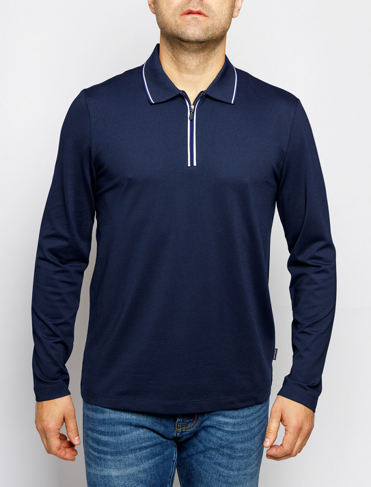 Мужское поло длинный рукав  C5 30685.3057/6323