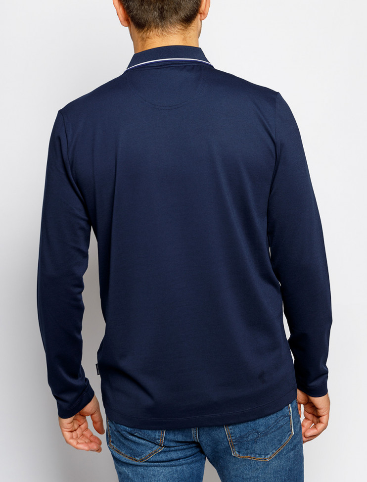 Мужское поло длинный рукав  C5 30685.3057/6323