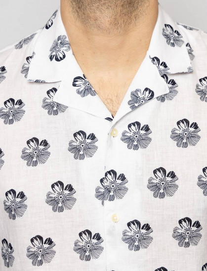 Мужская рубашка короткий рукав  PIERRE CARDIN C6 45011.0288/1019