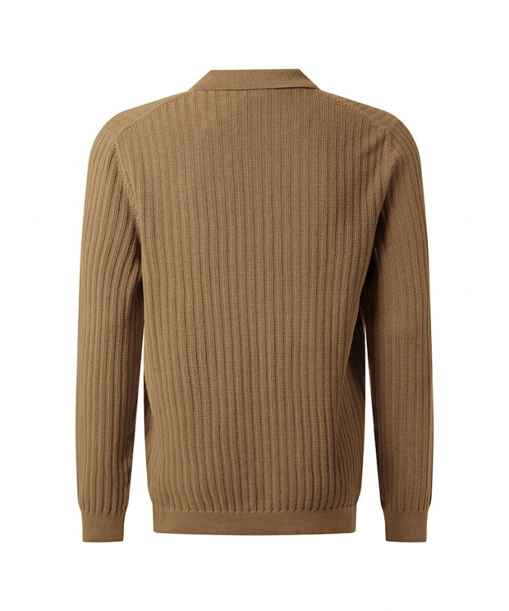 Мужское поло длинный рукав  C5 51414.5105/8018