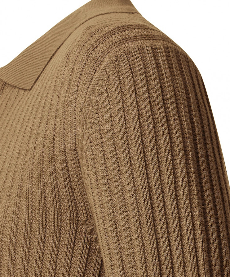 Мужское поло длинный рукав  C5 51414.5105/8018