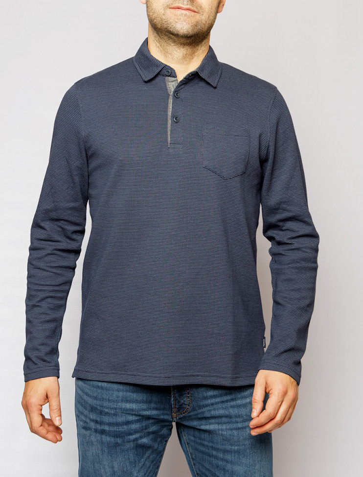 Мужское поло длинный рукав Pioneer P1 50038.0000/6718