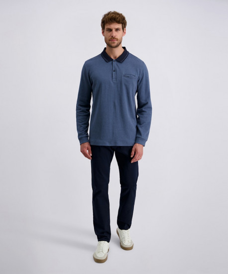 Мужское поло длинный рукав  C5 30764.3071/6226