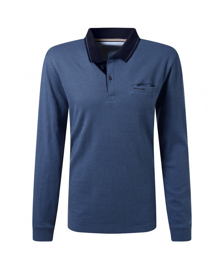 Мужское поло длинный рукав  C5 30764.3071/6226