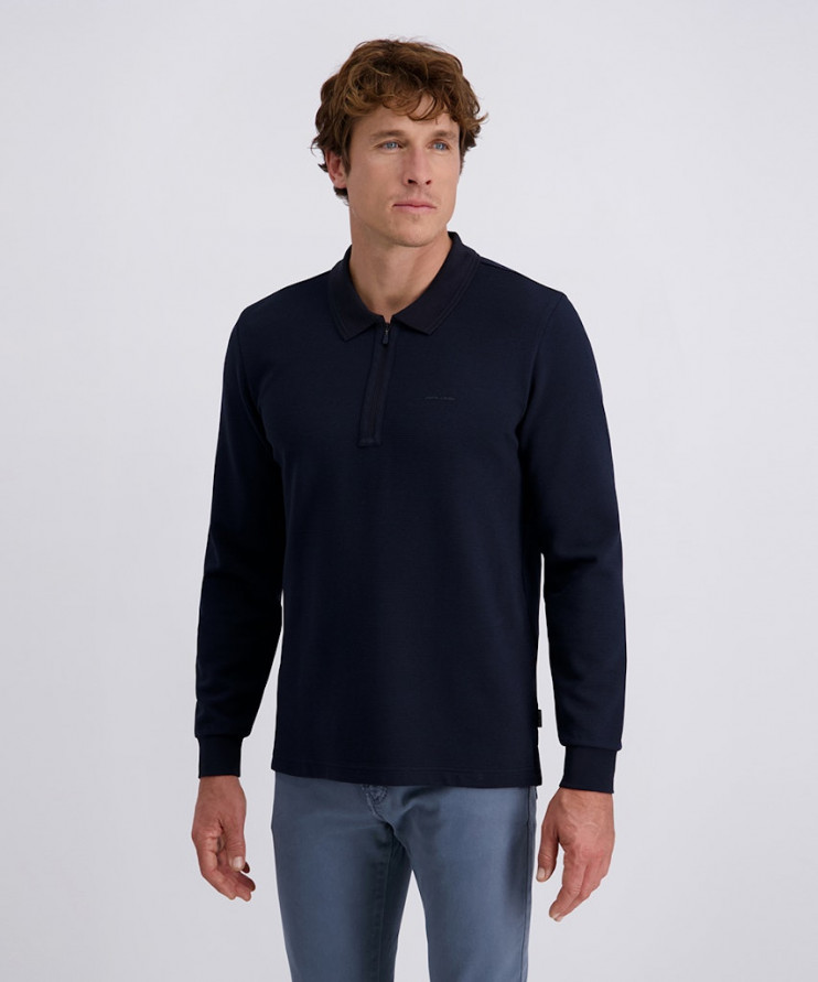 Мужское поло длинный рукав  C5 30775.3072/6325