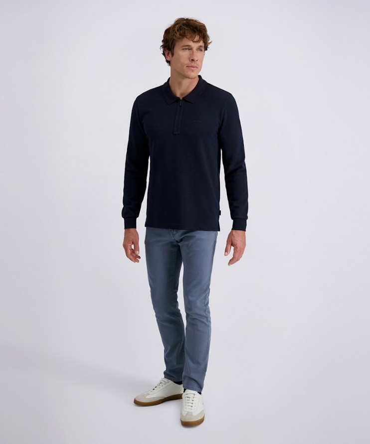 Мужское поло длинный рукав  C5 30775.3072/6325