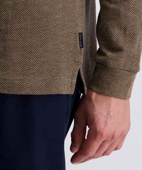 Мужское поло длинный рукав  C5 30794.3074/8018