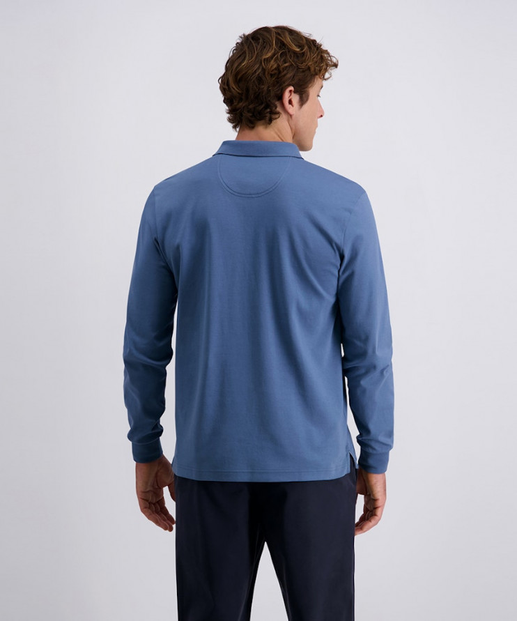 Мужское поло длинный рукав  C5 30754.3070/6226