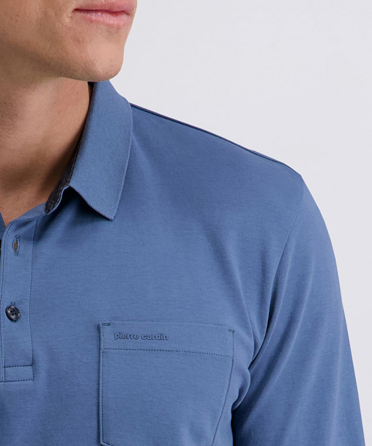 Мужское поло длинный рукав  C5 30754.3070/6226