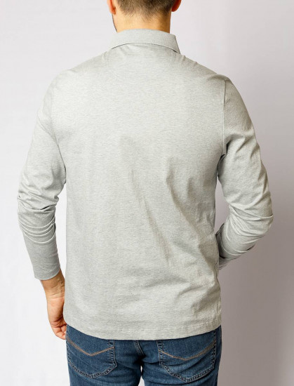 Мужское поло длинный рукав  C5 30254.3025/9102