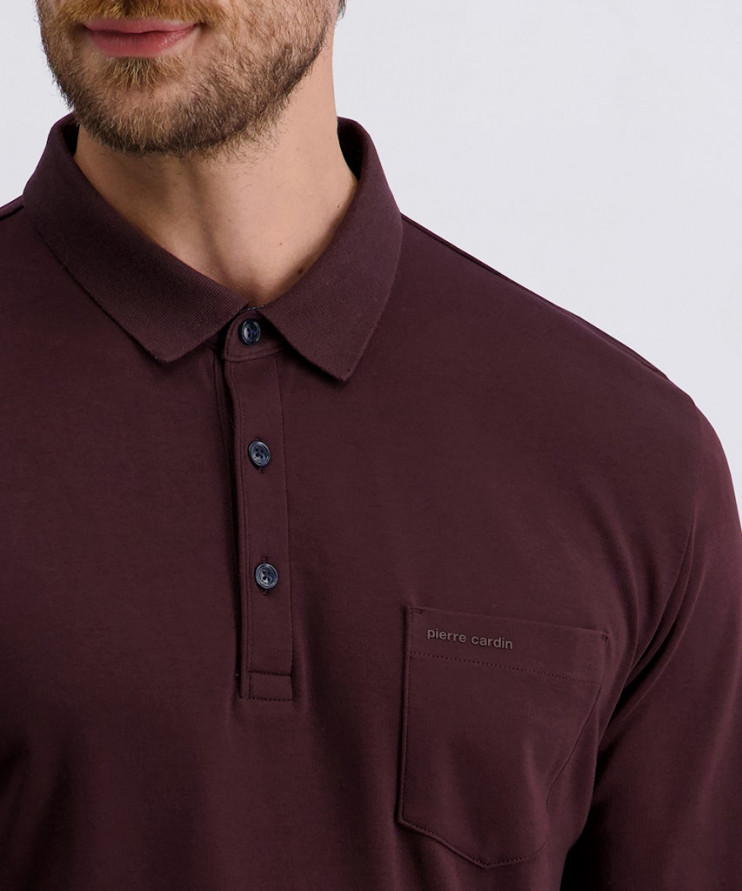 Мужское поло длинный рукав  C5 30754.3070/4313