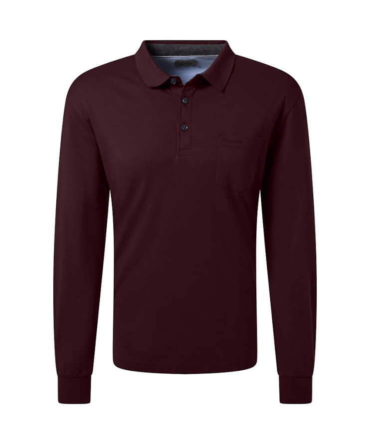 Мужское поло длинный рукав  C5 30754.3070/4313