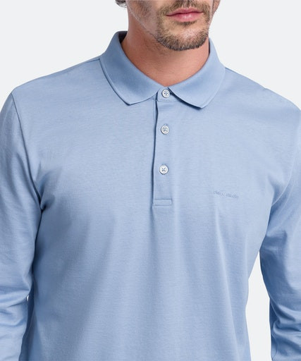 Мужское поло длинный рукав  C5 30254.3025/6115