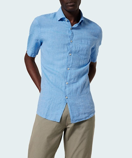 Мужская рубашка короткий рукав  PIERRE CARDIN C6 45013.0280/6125