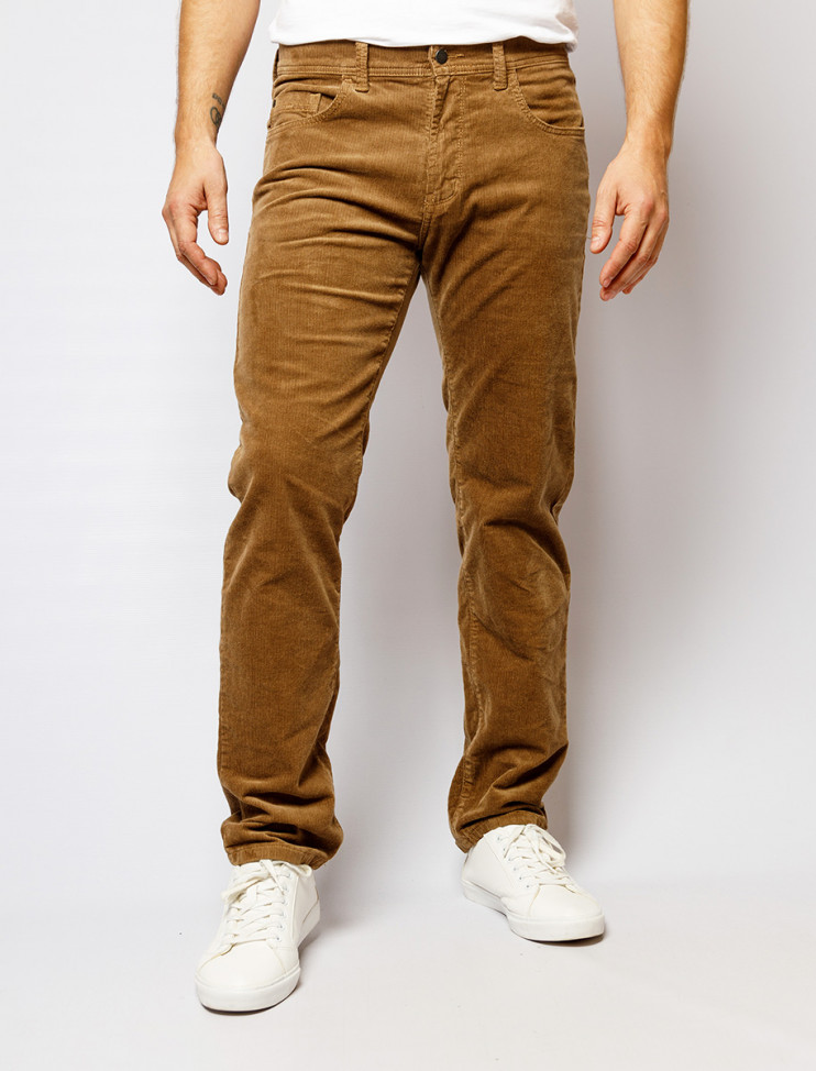 Мужские брюки вельвет 5 карманов Pioneer P0 16801.3225/8101