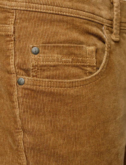 Мужские брюки вельвет 5 карманов Pioneer P0 16801.3225/8101