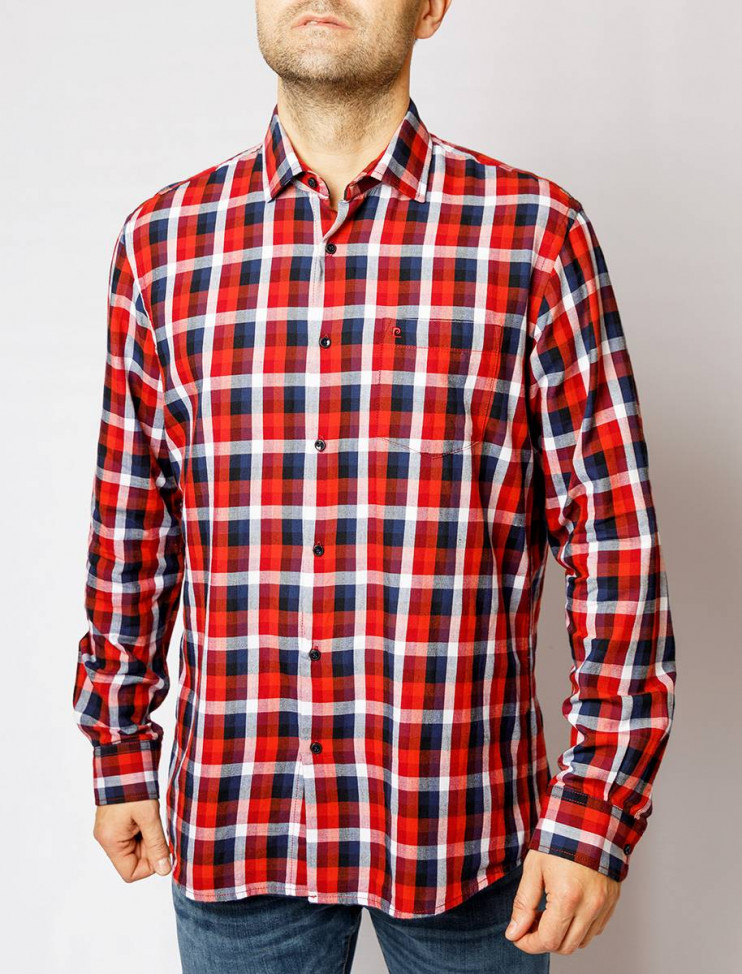 Мужская рубашка длинный рукав  PIERRE CARDIN C6 41013.0191/4221