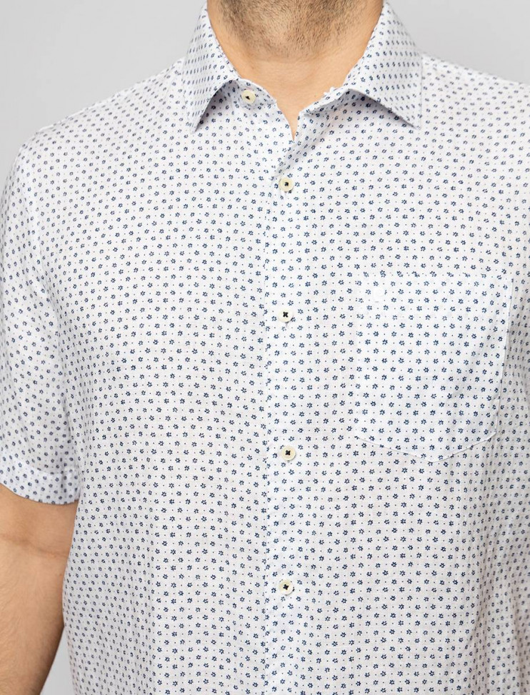 Мужская рубашка короткий рукав  PIERRE CARDIN C6 45014.0289/1019