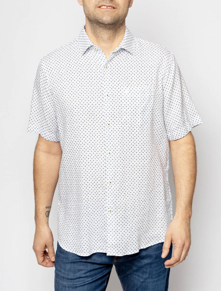 Мужская рубашка короткий рукав  PIERRE CARDIN C6 45014.0289/1019