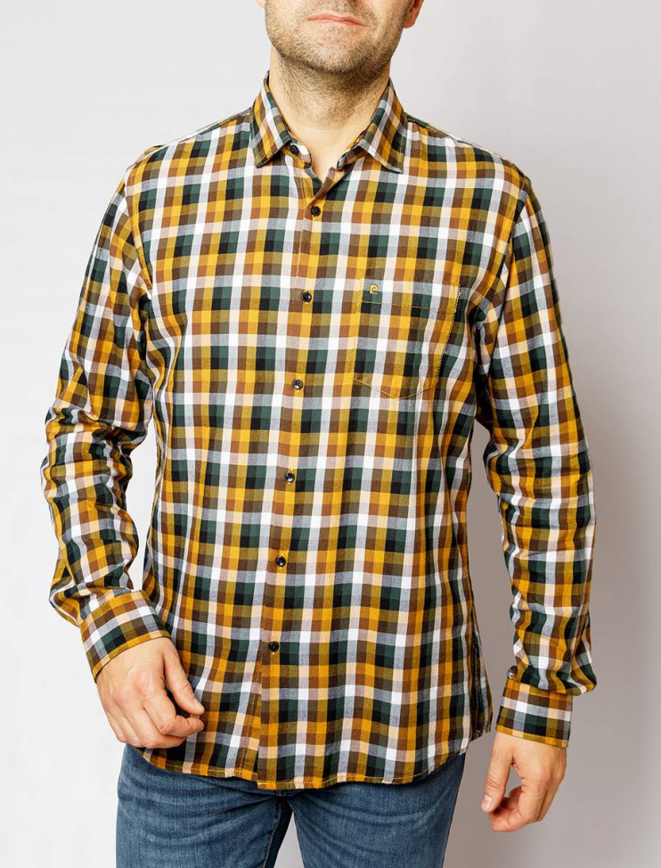 Мужская рубашка длинный рукав  PIERRE CARDIN C6 41013.0191/6000