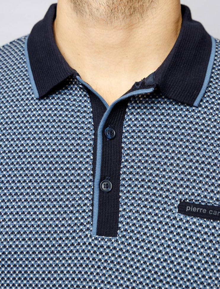 Мужское поло длинный рукав  C5 30354.3030/6124