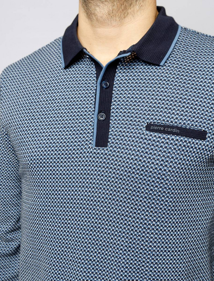 Мужское поло длинный рукав  C5 30354.3030/6124