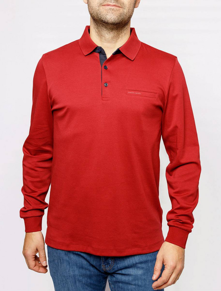 Мужское поло длинный рукав  C5 30304.3005/4221