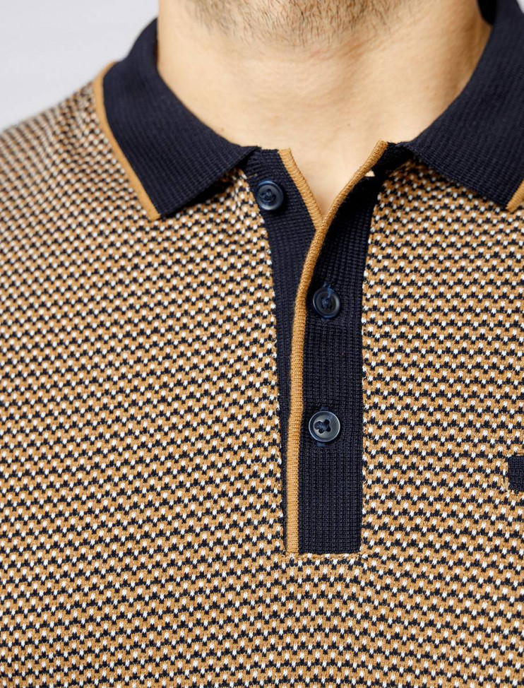 Мужское поло длинный рукав  C5 30354.3030/8215