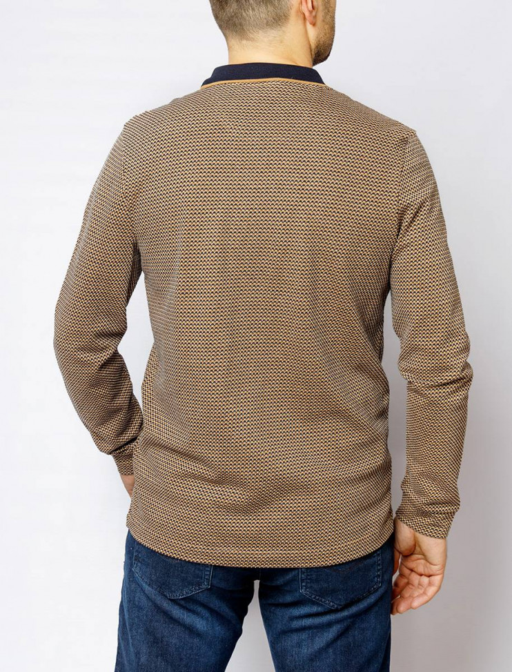 Мужское поло длинный рукав  C5 30354.3030/8215