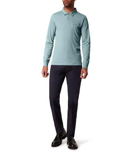 Мужское поло длинный рукав  C5 30704.3064/5230