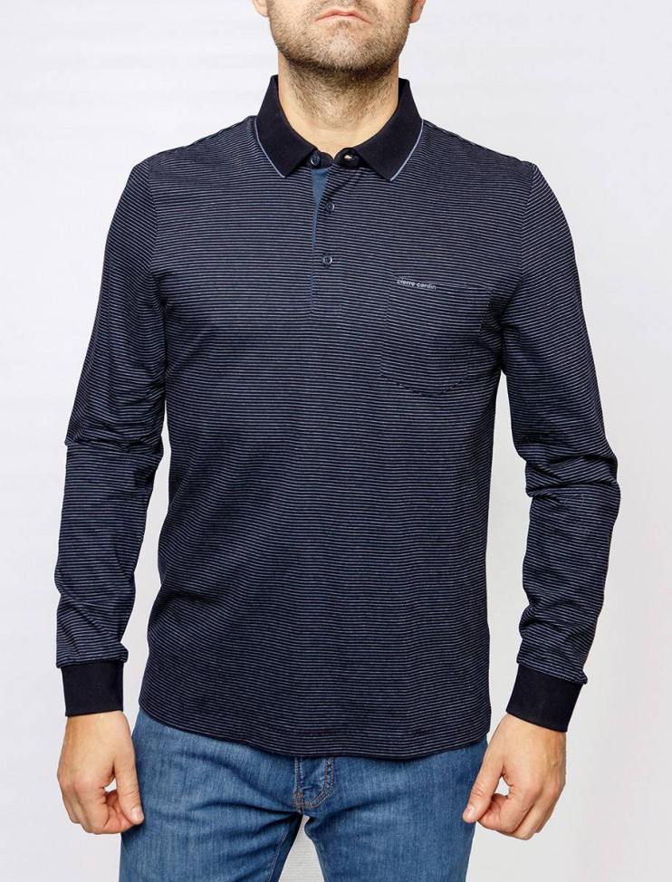 Мужское поло длинный рукав  C5 30414.3036/6000