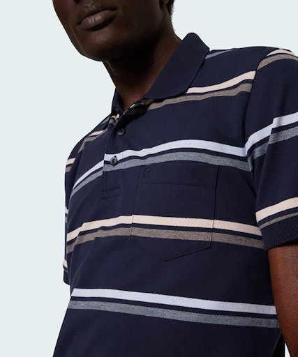 Мужское поло короткий рукав  C5 21004.2078/8017