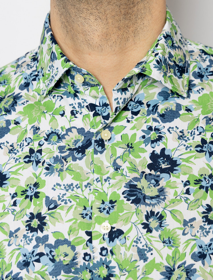 Мужская рубашка короткий рукав  PIERRE CARDIN C6 45017.0254/1019