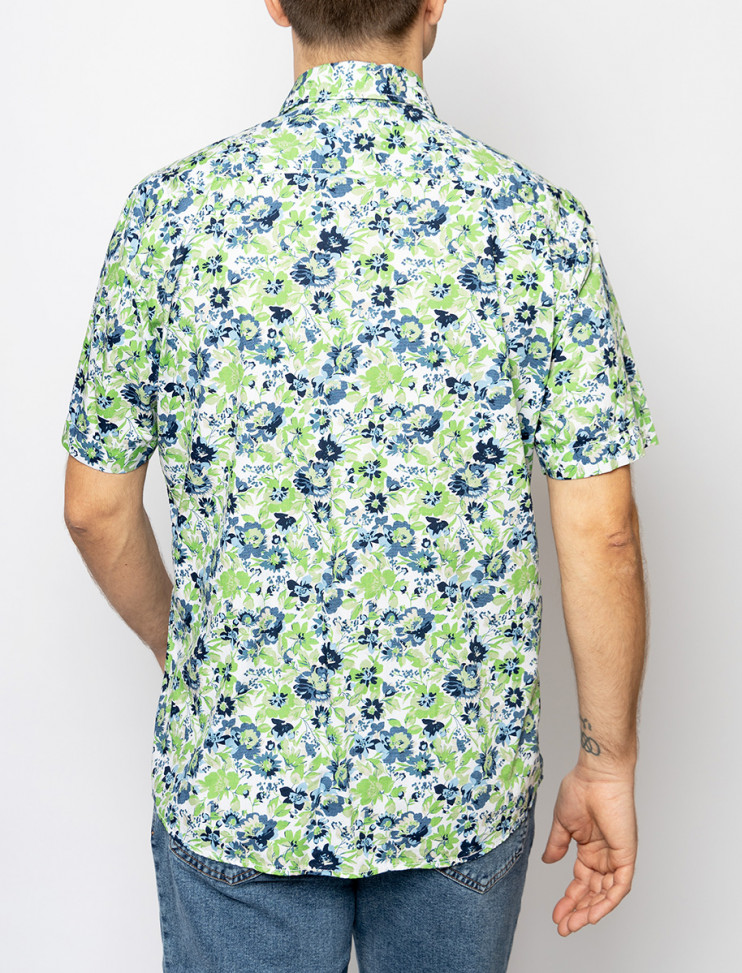 Мужская рубашка короткий рукав  PIERRE CARDIN C6 45017.0254/1019