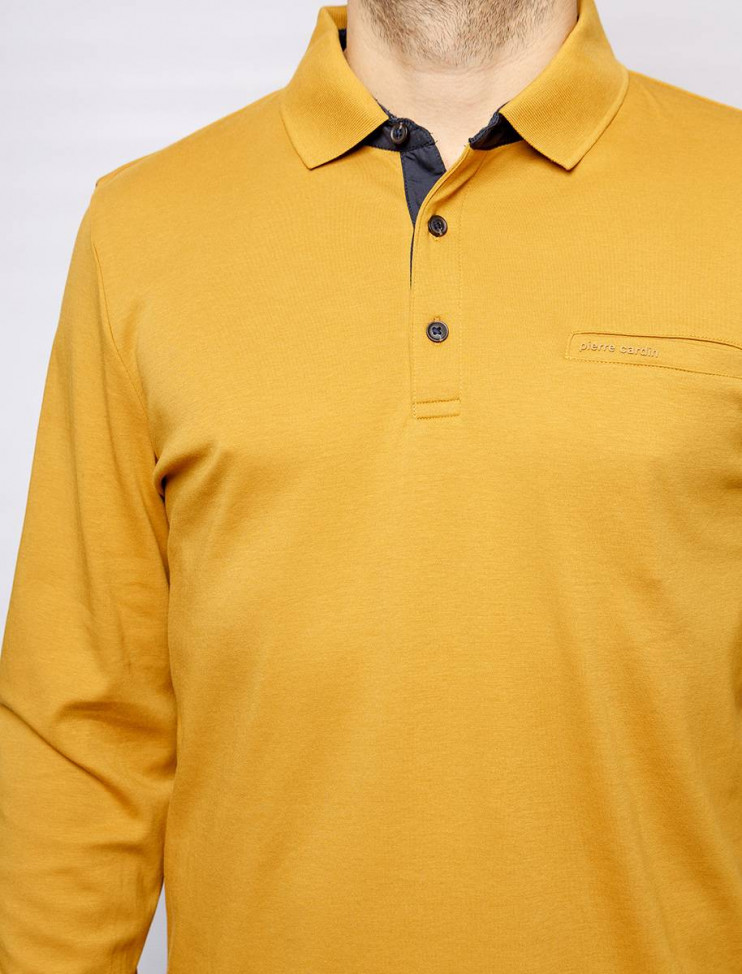 Мужское поло длинный рукав  C5 30304.3005/8016