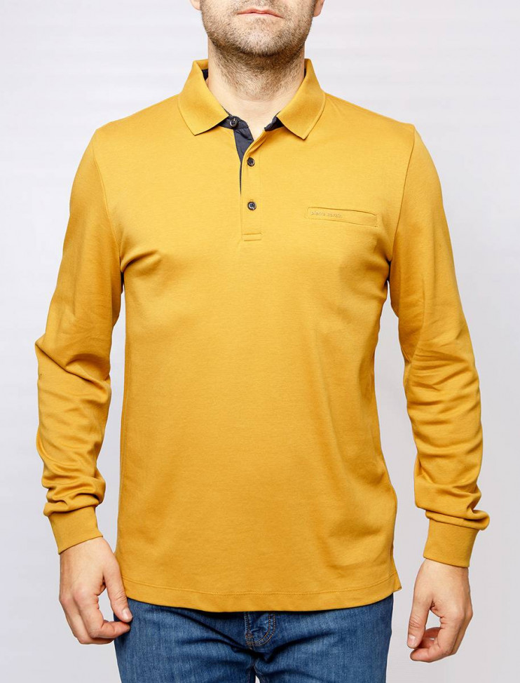 Мужское поло длинный рукав  C5 30304.3005/8016