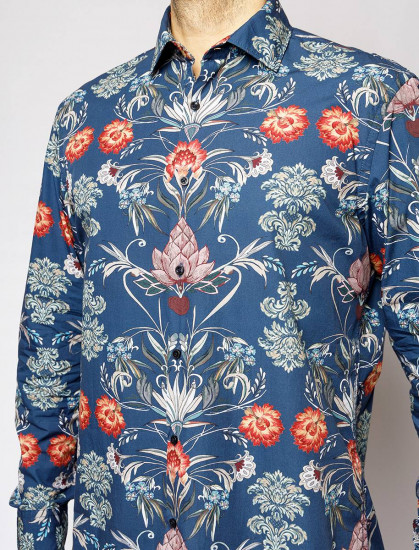 Мужская рубашка длинный рукав  PIERRE CARDIN C6 41017.0174/6000