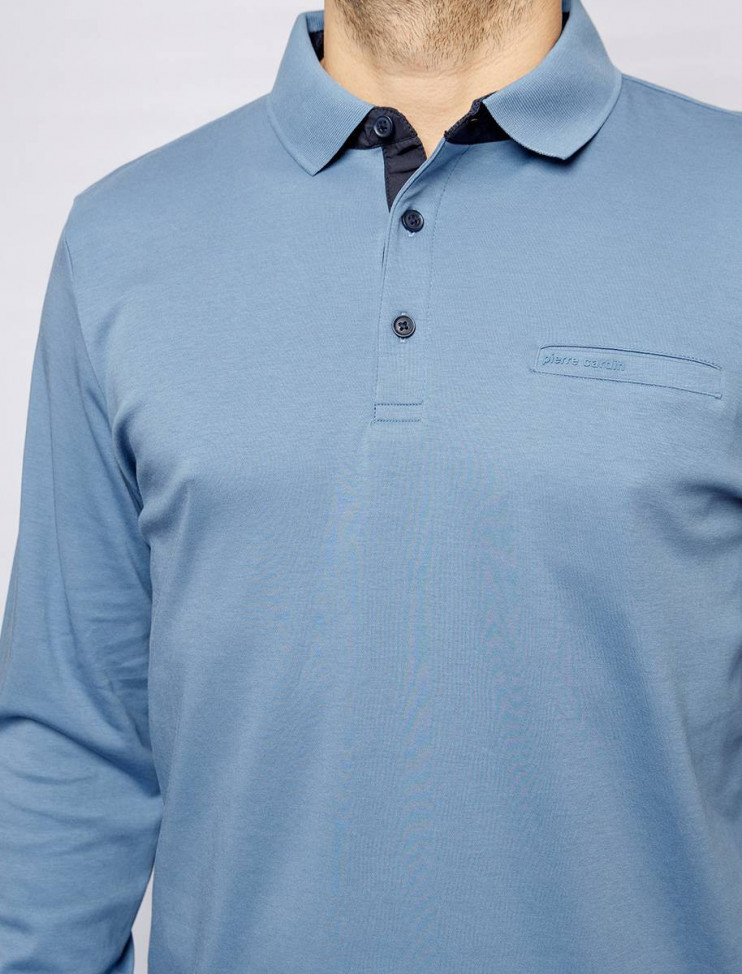 Мужское поло длинный рукав  C5 30304.3005/6124