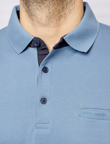 Мужское поло длинный рукав  C5 30304.3005/6124