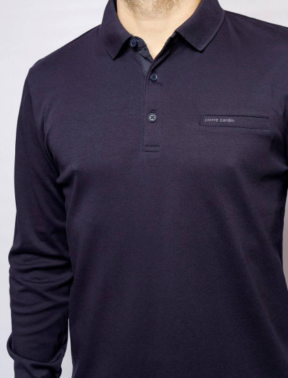 Мужское поло длинный рукав  C5 30304.3005/6000