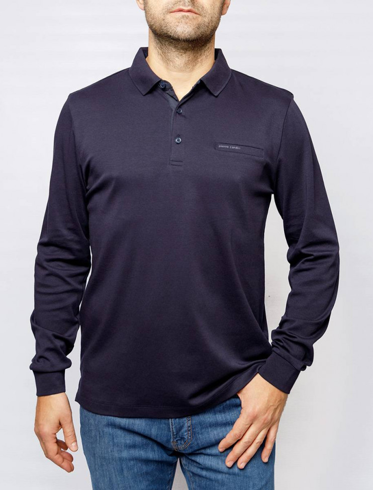 Мужское поло длинный рукав  C5 30304.3005/6000