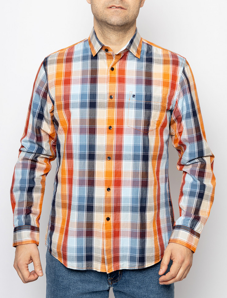 Мужская рубашка длинный рукав  PIERRE CARDIN C6 41014.0255/3112