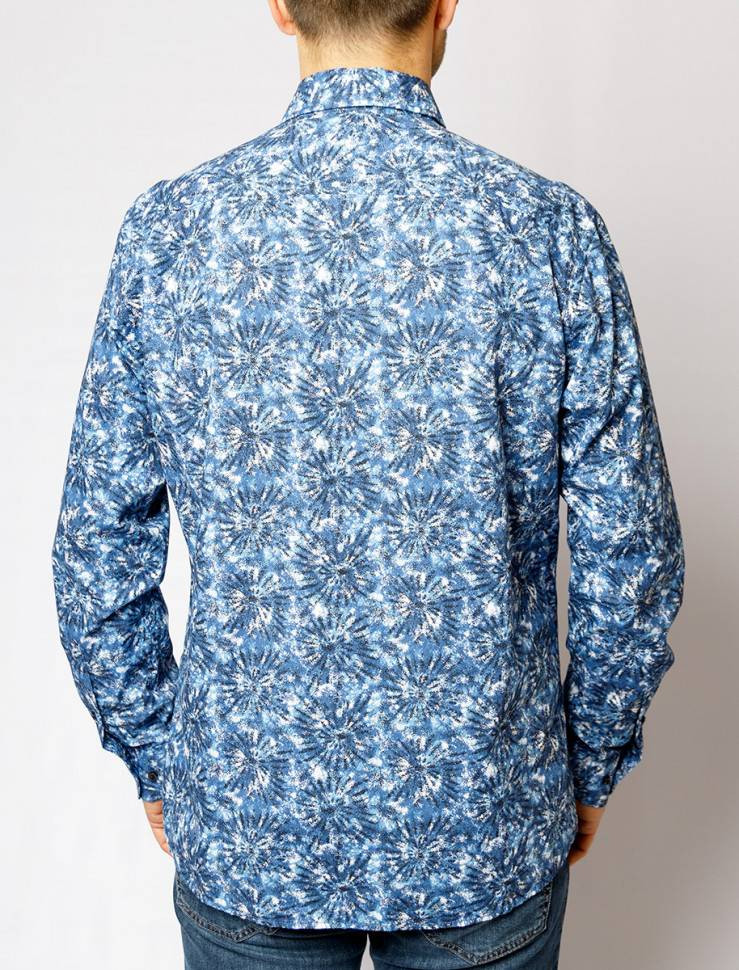 Мужская рубашка длинный рукав  PIERRE CARDIN C6 41017.0185/6000