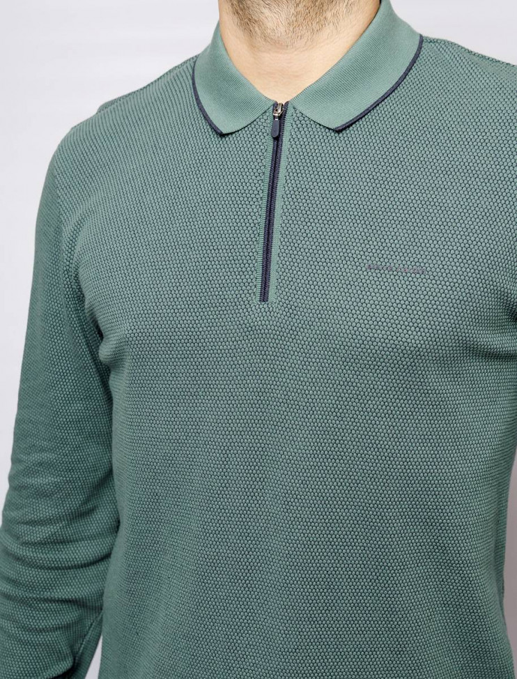 Мужское поло длинный рукав  C5 30365.3029/5222