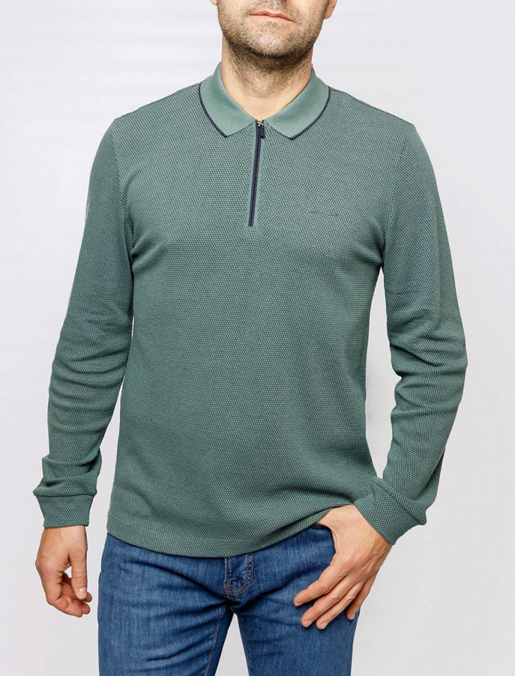 Мужское поло длинный рукав  C5 30365.3029/5222