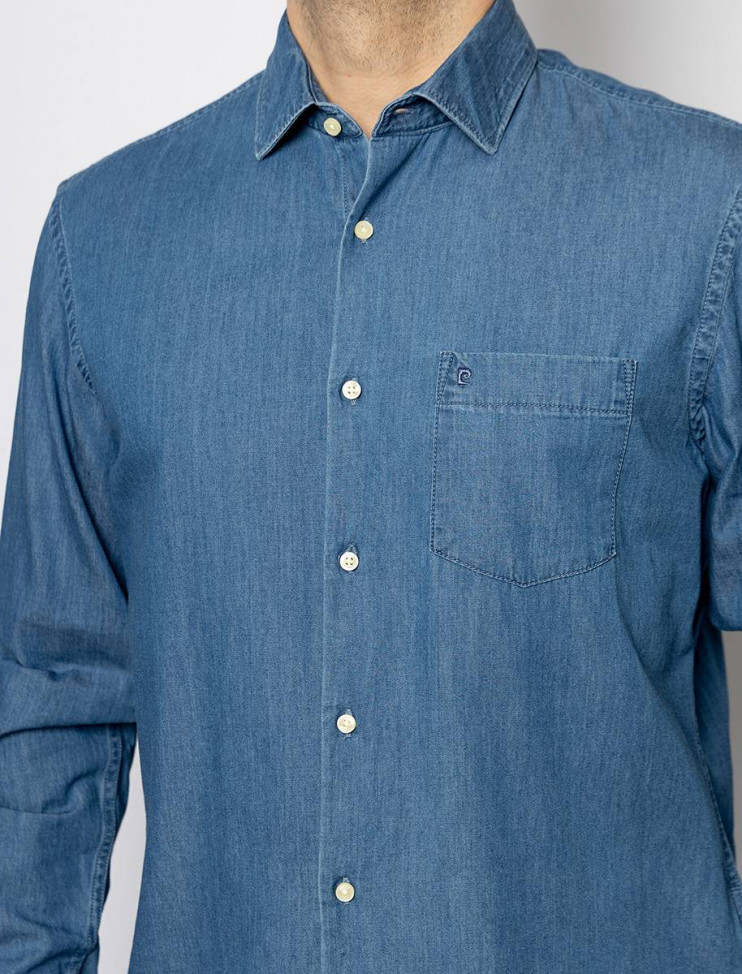 Мужская рубашка длинный рукав  PIERRE CARDIN C6 41014.0260/6227