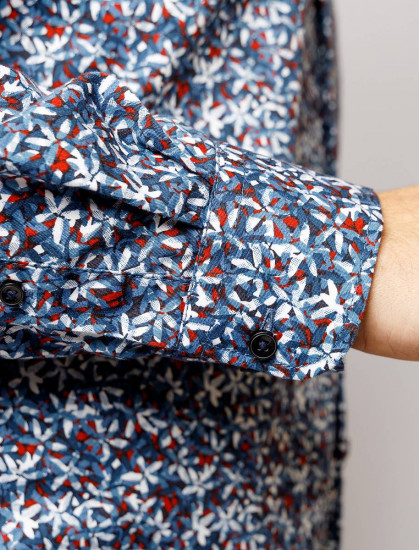 Мужская рубашка длинный рукав  PIERRE CARDIN C6 41017.0186/6000