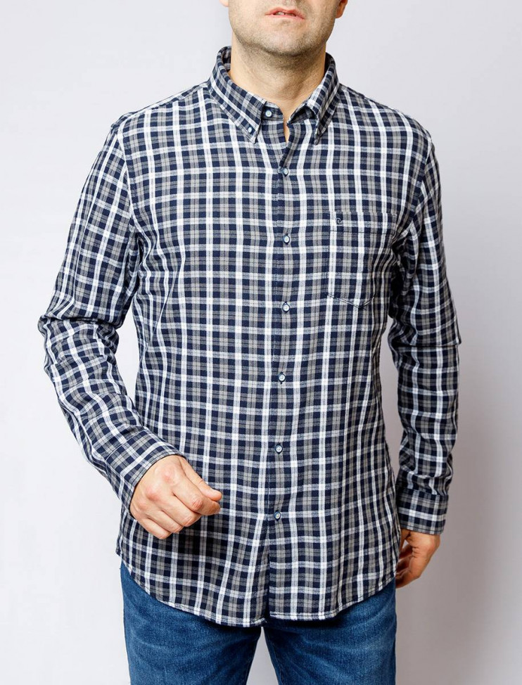 Мужская рубашка длинный рукав  PIERRE CARDIN C6 41019.0192/6000