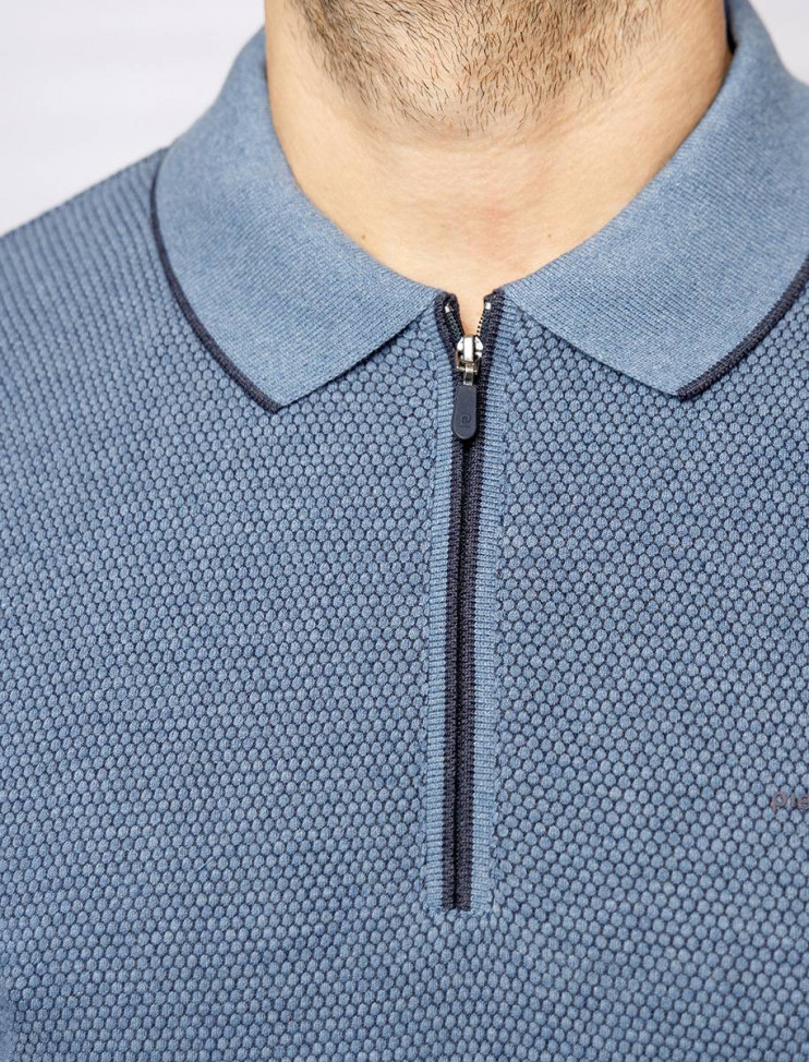 Мужское поло длинный рукав  C5 30365.3029/6124